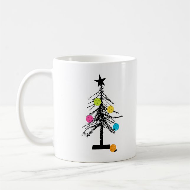 Taza De Café Festín de los deportes de baloncesto Navidad (Izquierda)