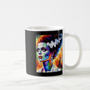 Taza De Café Festín Frankenstein Y Festividad De Halloween