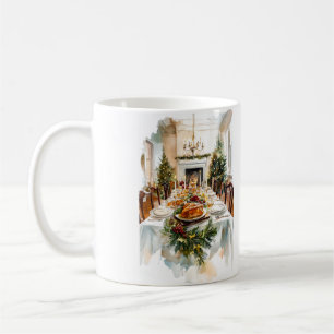 Taza De Café Festín navidades