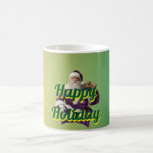 Taza de café festiva Premium - Diseño moderno 
