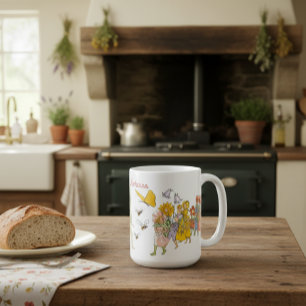 Taza De Café Festival de Flores de Elsa Beskow Coffee Mug