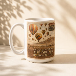 Taza De Café Festival de Globos de Albuquerque Estilo de Regalo