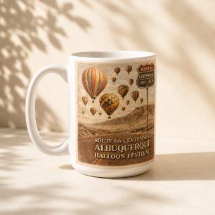 Taza De Café Festival de Globos de Albuquerque Estilo de Regalo