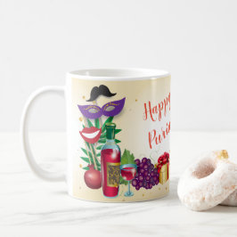 Taza De Café Festival de Purim Feliz feriado Fiesta infantil