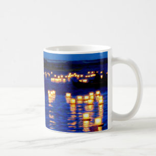 Taza De Café Festival flotante de la linterna