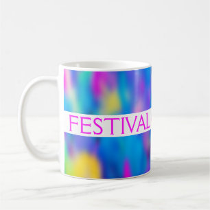 Taza De Café Festival HOLI de Colores 2 + tus ideas
