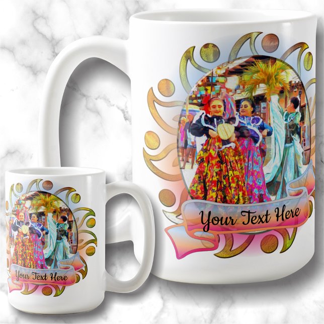Taza De Café Festival mexicano Ceviche Dancers 2549 (Subido por el creador)