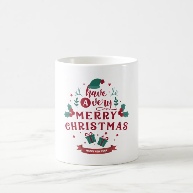 Taza De Café Festive Christmas Mug – Holiday Cheer Delight (Centro)