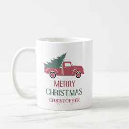 Taza De Café Festive Merry Christmas 