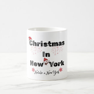 Taza De Café Festive NYC Christmas – English & Italian