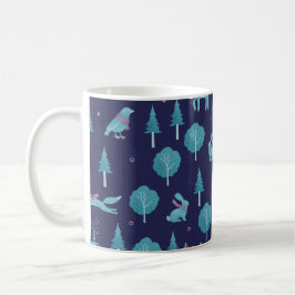 Taza De Café Festive Winter Animals