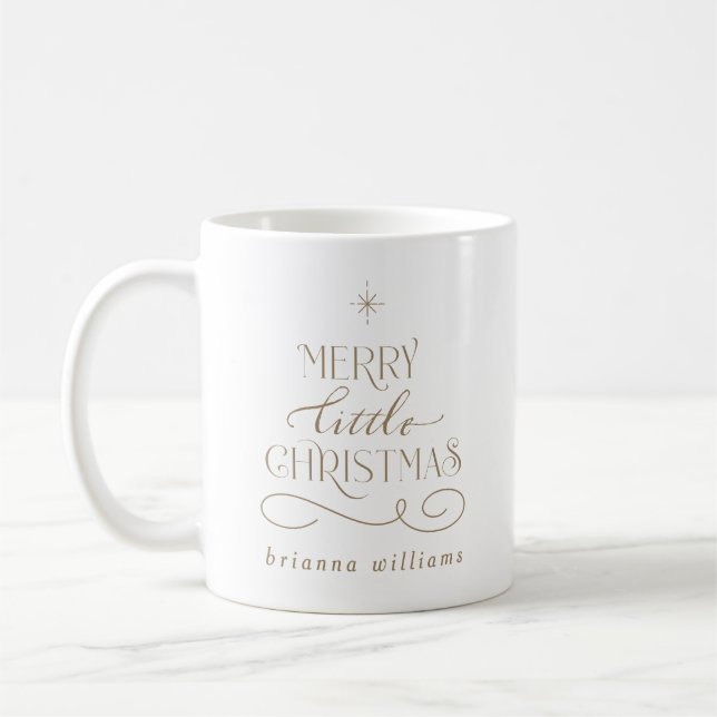 Taza De Café Festividad de Feliz Navidad (Izquierda)