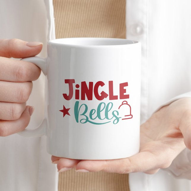 Taza De Café Festividad de Jingle Bells Coffee Tea Navidades (Subido por el creador)