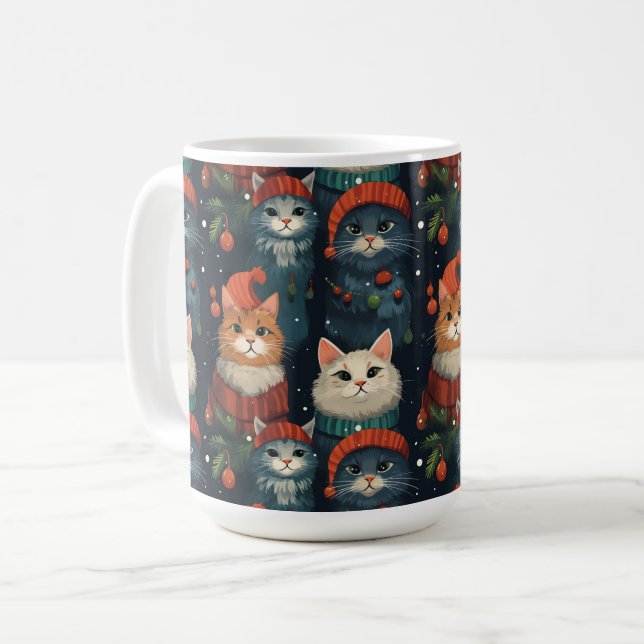 Taza De Café Festividad de los gatos (Anverso izquierdo)