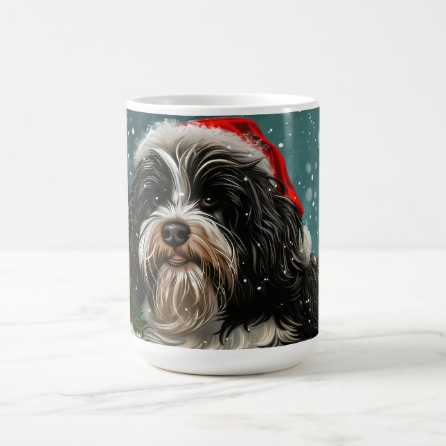 Taza De Café Festividad de los Navidades tibetanos de perros te (Centro)