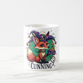 Taza De Café Festividad de Mardi Gras Fox Mug
