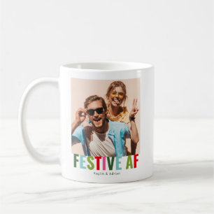Taza De Café Festividad de Navidades de fotografía divertida AF