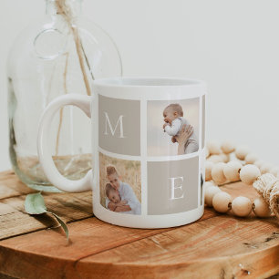 Taza De Café Festividad de Navidades neutrales fotográficos MER