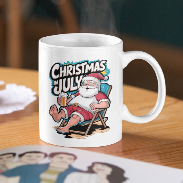Taza De Café Festividad de Santa Encantadora Romper Cerveza (Subido por el creador)