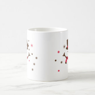 Taza De Café Festividad de Snowman Cheer