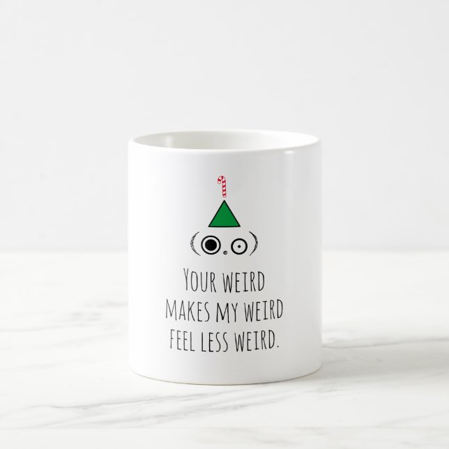 Taza De Café Festividad WEIRD (Centro)
