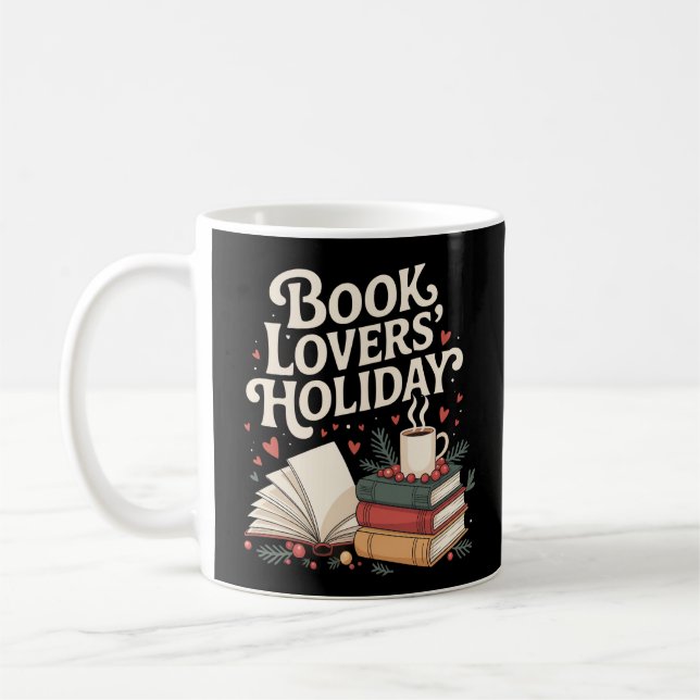 Taza De Café Festividad y encanto para los amantes del libro Na (Izquierda)