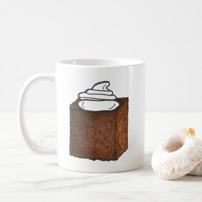 Taza De Café Festividades de los Navidades de pan de jengibre d (Con donut)