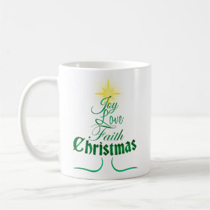 Taza De Café Festividades de Word Tree de Navidad