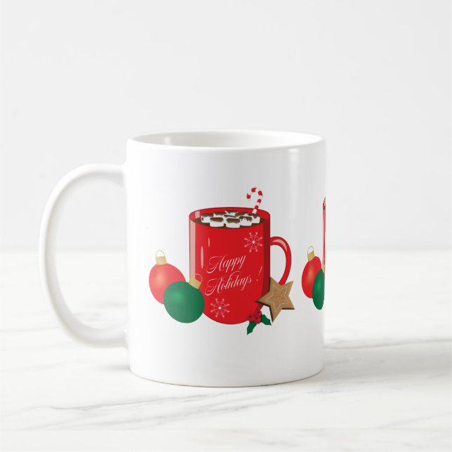 Taza De Café Festividades Festividades Cocoa Mug (Izquierda)