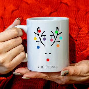 Taza De Café Festividades modernas y singulares Navidades de re