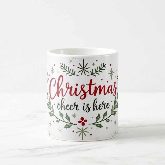 Taza De Café Festividades Navidades Mugs para alegría de feriad (Centro)