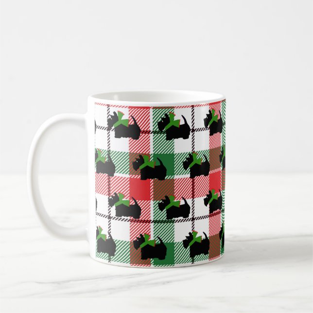 Taza De Café Festividades para Navidades de la ceguera escocesa (Izquierda)