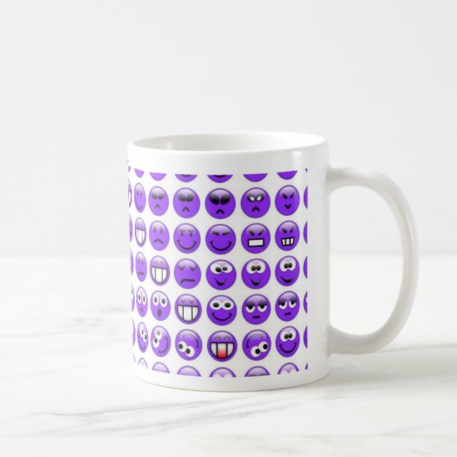 Taza De Café fi_smilies_purple, fi_smilies_purple (Derecha)