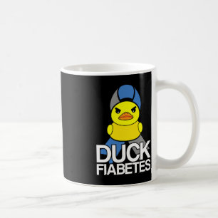 Taza De Café Fiabetes de pato T1D para la diabetes tipo 1 Awa