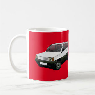 Taza De Café Fiat Panda 30 / 45 rojo