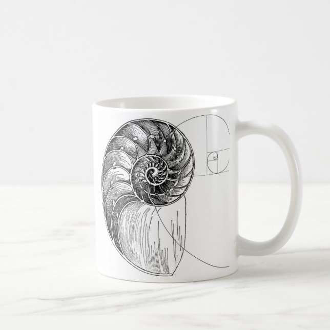 Taza De Café Fibonacci (Derecha)