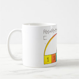 Taza De Café Fibonacci Spiral Math Mug