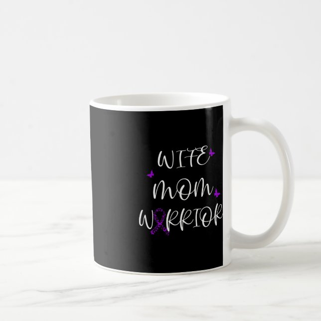 Taza De Café Fibromialgia Conciencia Fibro Guerrero Invisible M (Derecha)