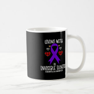 Taza De Café Fibromialgia Concienciación Viviendo Con Un Mal In