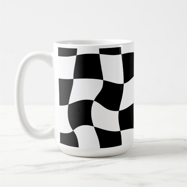 Taza De Café ficha negra y blanca (Izquierda)