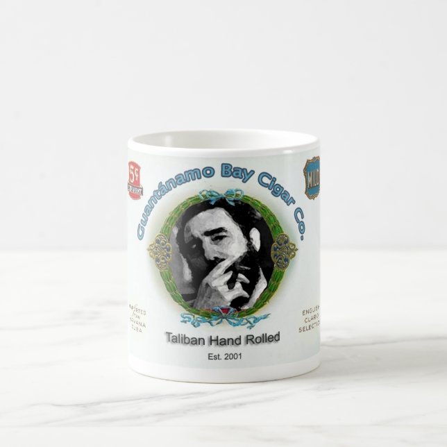 Taza De Café Fidel Castro Guantanamo Bay Cuba Cigar Company (Centro)