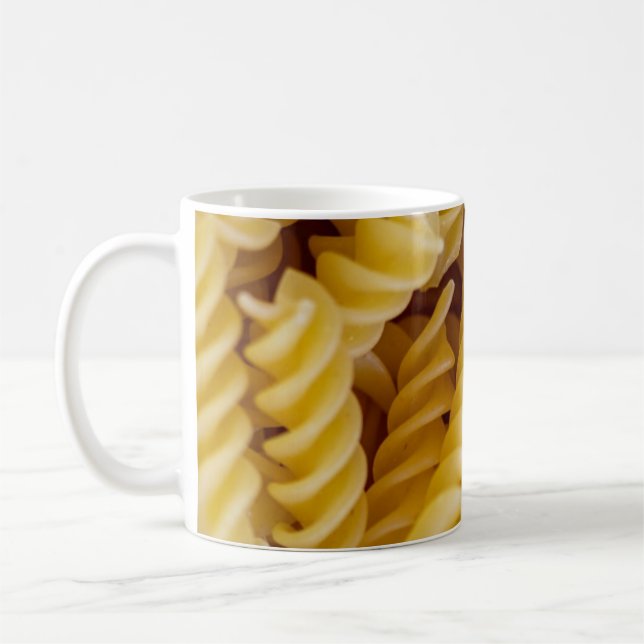 Taza De Café Fideos de Pasta Fusilli (Izquierda)