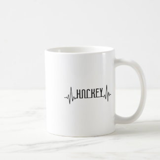 Taza De Café Field Hockey Heartbeat Hockey _1