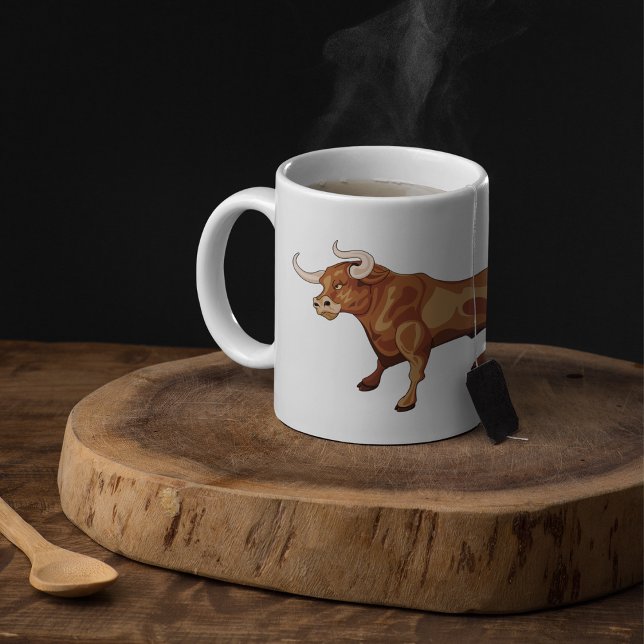 Taza De Café Fierce Bull (Subido por el creador)