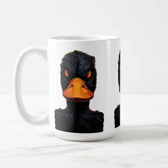 Taza De Café Fierce Duck - Negrita y sorprendente (Izquierda)