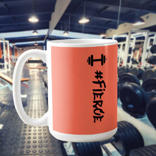 Taza De Café #Fierce Dumbbell Mug