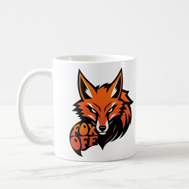 Taza De Café Fierce Fox Energy (Izquierda)
