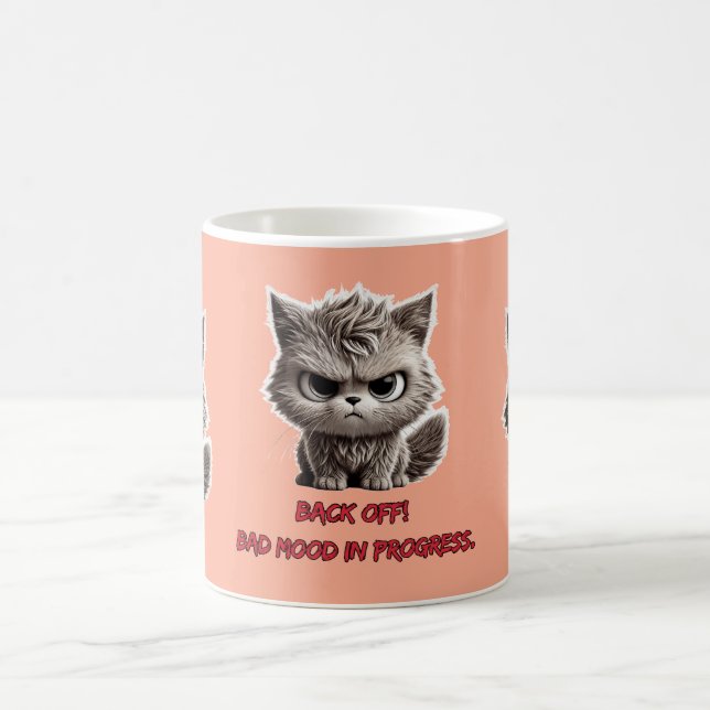 Taza De Café Fierce Kitty Attitude (Centro)
