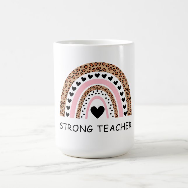 Taza De Café Fierce Teacher Valentine (Centro)