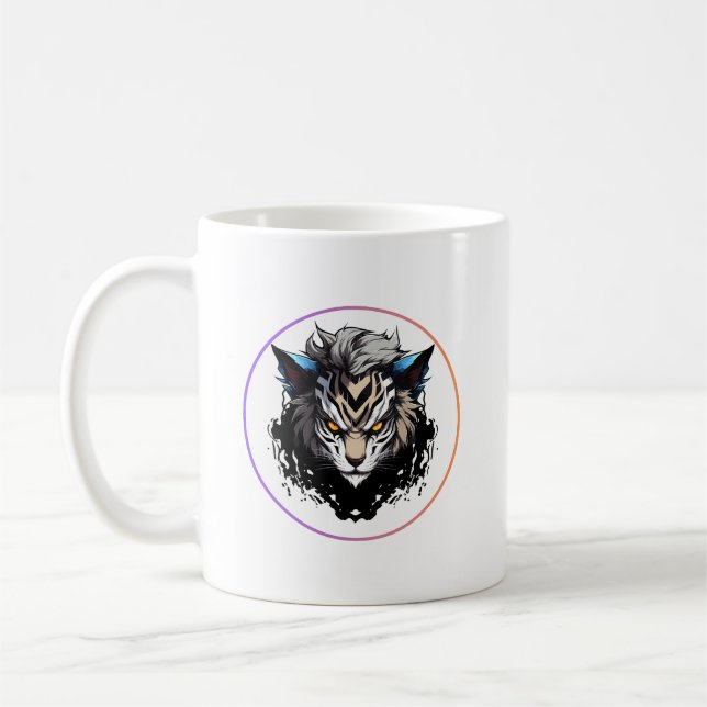 Taza De Café Fierce Tiger Anime (Izquierda)